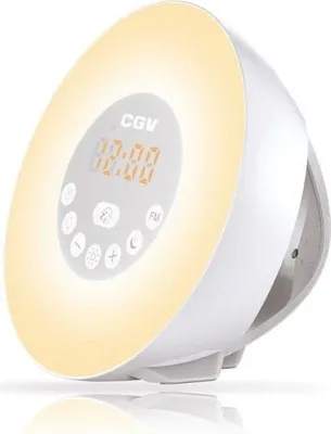 Produktbild von Radiowecker CGV CR ARUNA, DAB+, FM oder Web, Lichtwecker, Sonnenaufgangssimulator