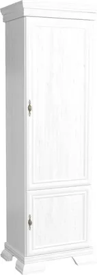 Produktbild von Drehtürenschrank / Kleiderschrank Sentis 18, Farbe: Kiefer Weiß - 193 x 58 x 40 cm (H x B x T)