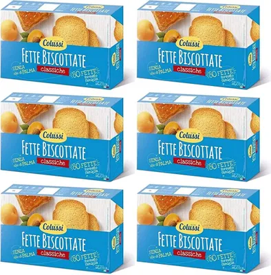Produktbild von Colussi Fette Biscottate Classiche Zwieback kekse gebackenem Brot 645 g biscuits