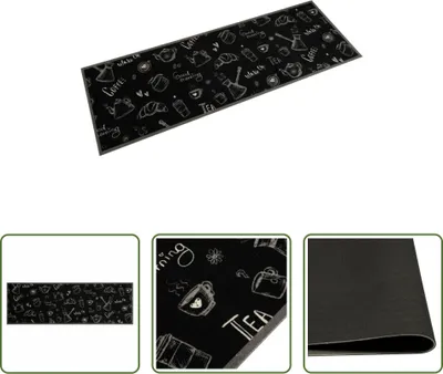 Imagen del producto de Alfombra para cocina Living Store, lavable, color , 60x180 cm, de terciopelo