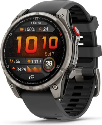 Zdjęcie produktu dla Garmin fēnix 8 Pro, 3,56 cm (1.4"), AMOLED, Ekran dotykowy, 32 GB, GPS, 77 g