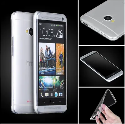 Produktbild von HTC One Transparent Case Hülle Silikon