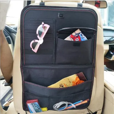 Produktbild von Multifunktionale Auto Rücksitz Organizer mit Klapptisch