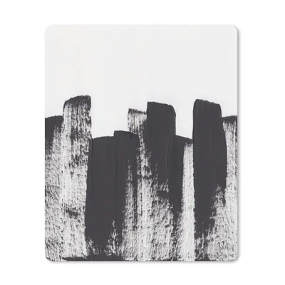Produktbild von MuchoWow® Mauspad Mousepad Farbe - Abstrakt - Schwarz - Weiß 19x23 cm - Mousepads - Maus Mat - Pad - Mausunterlage - Mauspads - Spielen