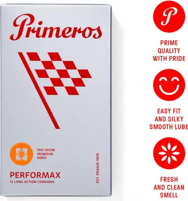 Zdjęcie produktu dla Primeros Performax Prezerwatywy dla długotrwałej ekscytacji 12 szt.