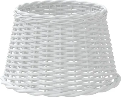 Obrázok produktu pre vidaXL tienidlo biele Ø45x28 cm Wicker