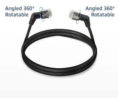 Zdjęcie produktu dla ACT DD1905, 5 m, Cat6, U/FTP (STP), RJ-45, RJ-45, Czarny
