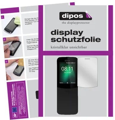 Produktbild von 2x Schutzfolie für Nokia 8110 4G klar Displayschutzfolie Folie Display Schutz