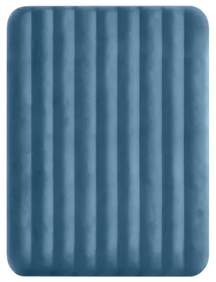 Produktbild von INTEX Luftbett mit Pumpe  Dunkelblau und Grau 152 x 203 x 25 cm