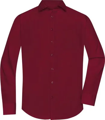 Produktbild von Klassisches Shirt aus pflegeleichtem Mischgewebe wine, Gr. M