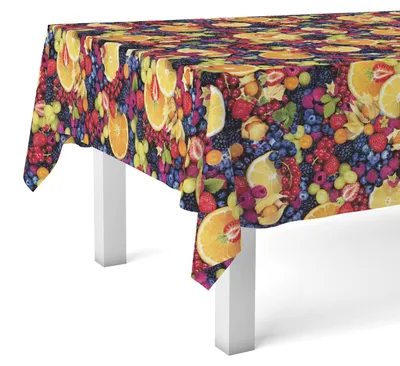 Tischdecke Wachstuch Fruchtmotiv 220x140 cm