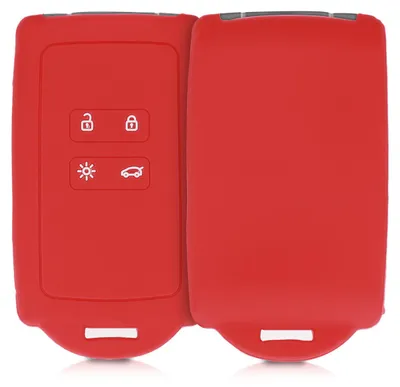 Produktbild von kwmobile Schlüsselhülle für Renault 4-Tasten Smartkey Autoschlüssel (nur Keyless Go) Hülle - Autoschlüssel Schlüssel Hülle aus Silikon -