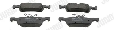 Produktbild von JURID Bremsbeläge Satz Hinten für FORD Fiesta Mk7 Schrägheck 573872J