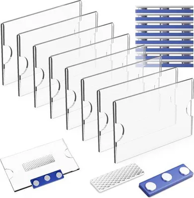 Obrázek produktu pro Magnety – jmenovky – 8 kusů – modré
