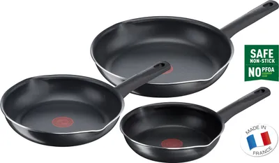 Produktbild von Tefal B56490, Rund, Allzweckpfanne, Schwarz, Titan, 175 °C, Aluminium