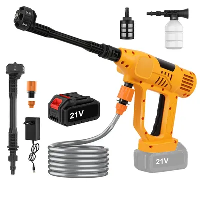 Immagine prodotto di Idropulitrice senza fili da 65 bar con batteria da 20000 mAh e pistola a spruzzo 6-in-1