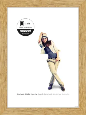 Obrázok produktu pre Akcentný rám z masívneho dreva Scandic 13x18 cm dub