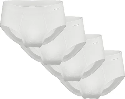 Produktbild von Ammann 4er Pack Organic Baumwolle Doppelripp Slip / Unterhose Weiche Baumwolle, Klassische Doppelripp-Qualität, Angenehmes Tragegefühl
