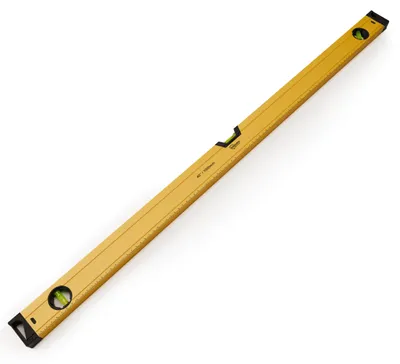 Produktbild von Wasserwaage 100 cm lang magnetisch, Magnetwasserwaage mit 100cm Lineal, Aluminium
