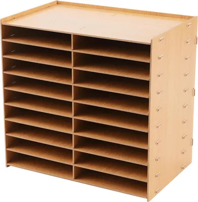 Zdjęcie produktu dla Pojemnik na dokumenty/segregator – organizer na biurko – montaż bez użycia narzędzi – stabilna konstrukcja – elegancka powierzchnia – do biura, domowego biura i gabinetu