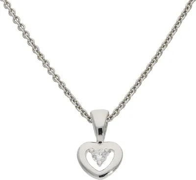 Produktbild von Anhänger Herz Silber 925 mit Zirkonia JL10-02-3705