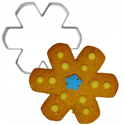 Produktbild von EkoForemki Schneeflocken-Ausstecher Plätzchen Form Weihnachten 4,8 cm