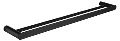 Productafbeelding van VDN Stainless Handdoekrek dubbele stang zwart RVS