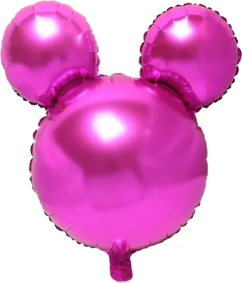 Zdjęcie produktu dla Balon foliowy mysz, mysz, różowy, ok. 45 cm, do napełniania powietrzem