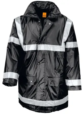 Image de Blouse de travail / imperméable pour homme Result FK988 (S) (noir)