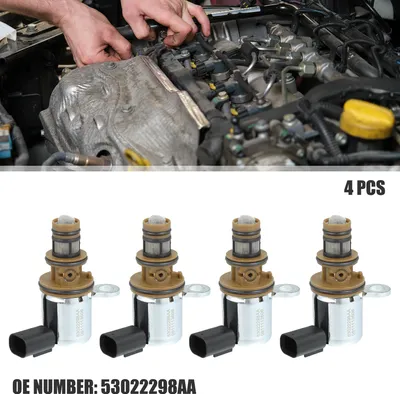 Image de Moteur à Solénoïde à Cylindrée multiple, pour Dodge Challenger 2010-2023, Métal, n° 53022298AA, Marron, 4 pièces