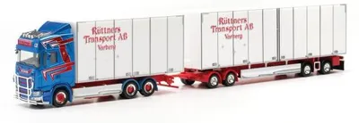 Produktbild von Herpa LKW Scania CS 20 HD Schwedencombi-KHZ Rüttners 317023