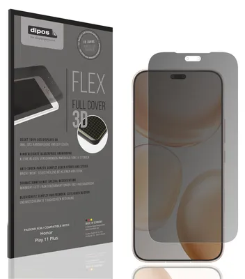 Produktbild von Full Cover Privacy Blickschutzfolie für Honor Play 11 Plus Folie Anti-Shock