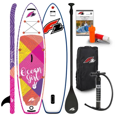Produktbild von F2 Junior SUP Stand Up Paddle Board Ocean Girl  9'2''  Pink