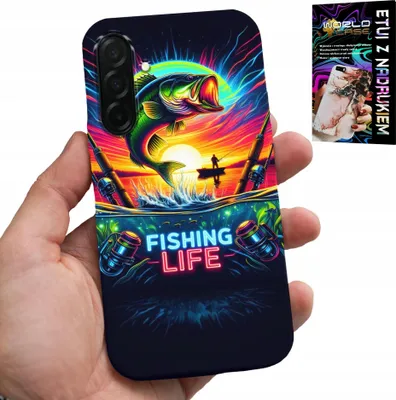 Image de Étui Pour Samsung Galaxy A26 5G - Motifs De Pêche Poissons Pêche Dos De Pêche