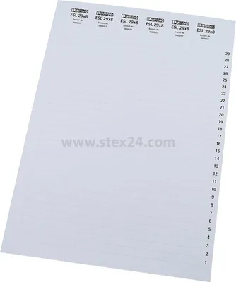 Immagine prodotto di Strisce a innesto Phoenix Contact Adatto per: KMK - 174 pezzi ESL 29X 8 Contenuto: 174 pezzi