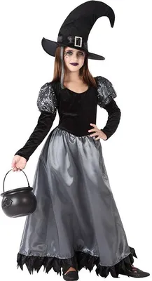 Zdjęcie produktu dla Atosa Kids Witch Custom czarny 5-6 lat czarny 5-6 lat