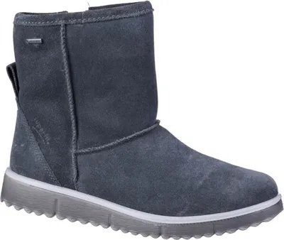 Produktbild von SUPERFIT Mädchen Winter Leder Tex Stiefel grau, mittlere Weite, molliges Warmfutter