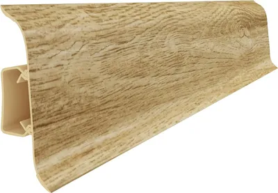 Zdjęcie produktu dla Listwa przypodłogowa VILO SMART FLEX PVC 2,5 m (55x20 mm) – listwa przypodłogowa z kanałem kablowym, wodoodporna, odporna na zarysowania, elastyczna listwa podłogowa (1 sztuka)