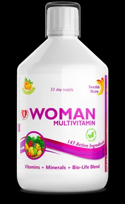 Produktbild von Multivitamine für Frauen mit 1497 mg Kollagen – 147 Wirkstoffe /500 ml/