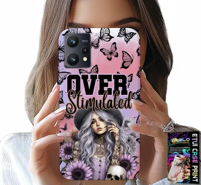 Immagine prodotto di Custodia per Realme 9 Pro - Over Stimulated, Motivi adolescenziali, Custodia