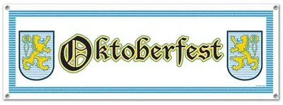 Produktbild von Beistle Bierfest Banner, Party Dekoration für Innen & Außen, 152 x 53 cm