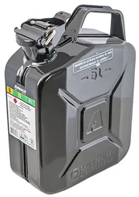 Produktbild von Famanu Metallkanister 5L - leicht und stabil mit Sicherheitsverschluss