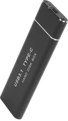 Obrázek produktu pro Externí kryt pevného disku M.2 NGFF na USB3.1 z hliníkové slitiny Solid State TypeC (neobsahuje pevný disk)
