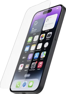 Produktbild von Echtglas-Displayschutz "Premium Crystal Glass" für iPhone 14 Pro (00216344)