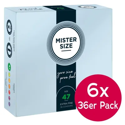 Obrázok produktu pre Mister Size, podnos, 47 mm, 6 kusov po 36 kusov