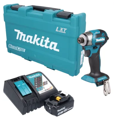 Productafbeelding van Makita DTD 173 RF1K accu-slagmoersleutel 18 V 180 Nm 1/4" borstelloos + 1x accu 3,0 Ah + oplader + koffer