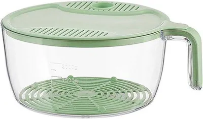 Immagine prodotto di Vaschetta per il risaggio, piccola vaschetta per il risaggio con manico e coperchio, vaschetta per il risaggio da cucina, vaschetta intercambiabile per il risaggio con manico antiscivolo