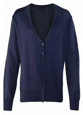 Produktbild von Premier - Strickjacke Knopfleiste für Damen LT3143 (38 DE) (Marineblau)