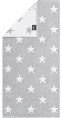 Produktbild von Cawö Duschtuch New Stars Farbe platin/weiß Größe 70x140