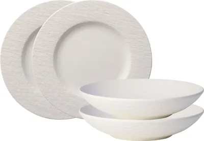 Produktbild von Villeroy & Boch Manufacture Rock blanc Tafelset 4tlg